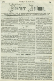 Posener Zeitung. 1856, [№] 267 (13 November) + dod.