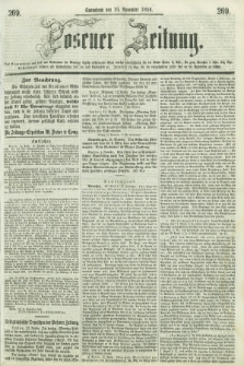 Posener Zeitung. 1856, [№] 269 (15 November) + dod.
