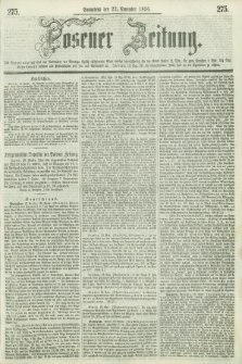 Posener Zeitung. 1856, [№] 275 (22 November) + dod.