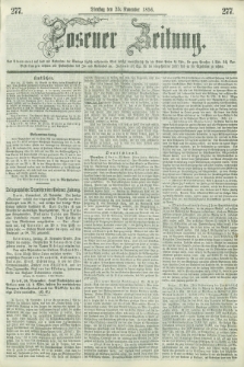 Posener Zeitung. 1856, [№] 277 (25 November) + dod.