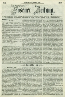 Posener Zeitung. 1856, [№] 280 (28 November) + dod.