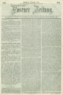 Posener Zeitung. 1856, [№] 284 (3 Dezember) + dod.