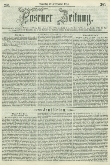 Posener Zeitung. 1856, [№] 285 (4 Dezember) + dod.