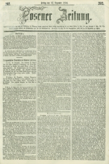 Posener Zeitung. 1856, [№] 292 (12 Dezember) + dod.