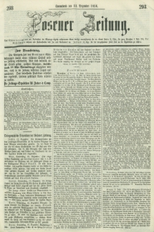 Posener Zeitung. 1856, [№] 293 (13 Dezember) + dod.