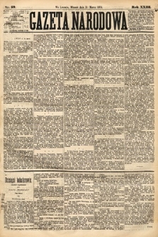 Gazeta Narodowa. 1884, nr 59