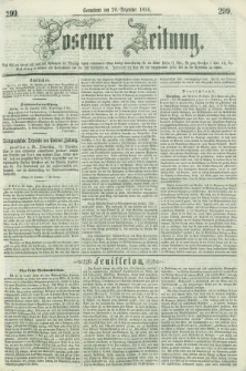 Posener Zeitung. 1856, [№] 299 (20 Dezember) + dod.