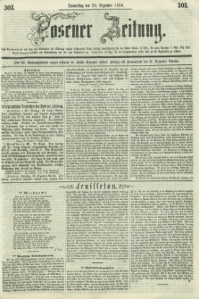 Posener Zeitung. 1856, [№] 303 (25 Dezember) + dod.