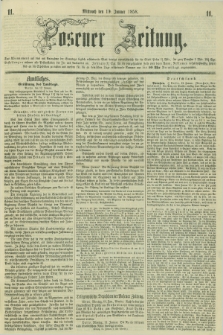Posener Zeitung. 1858, [№] 11 (13 Januar) + dod.