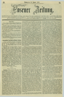 Posener Zeitung. 1858, [№] 15 (18 Januar) + dod.