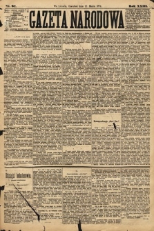 Gazeta Narodowa. 1884, nr 61