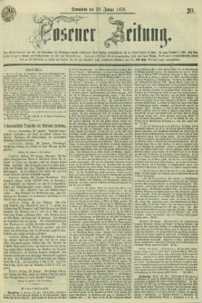 Posener Zeitung. 1858, [№] 20 (23 Januar) + dod.