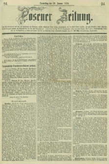 Posener Zeitung. 1858, [№] 24 (28 Januar) + dod.