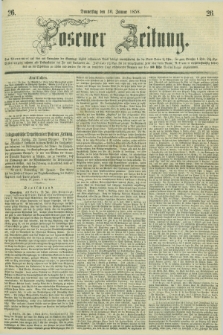 Posener Zeitung. 1858, [№] 26 (30 Januar) + dod.