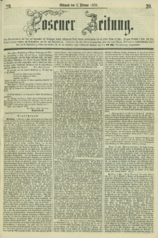 Posener Zeitung. 1858, [№] 29 (3 Februar) + dod.