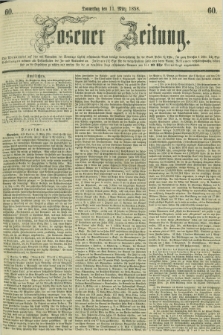 Posener Zeitung. 1858, [№] 60 (11 März) + dod.