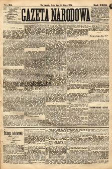 Gazeta Narodowa. 1884, nr 66