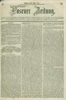 Posener Zeitung. 1858, [№] 75 (29 März) + dod.
