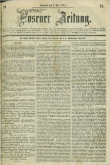 Posener Zeitung. 1858, [№] 79 (3 April) + dod.