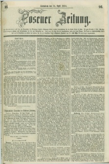 Posener Zeitung. 1858, [№] 96 (24 April) + dod.