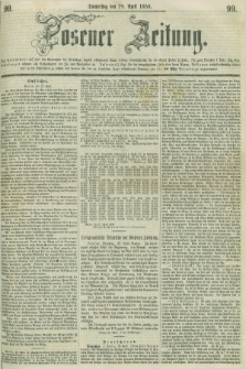 Posener Zeitung. 1858, [№] 99 (29 April) + dod.