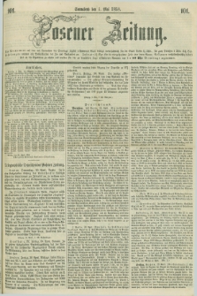 Posener Zeitung. 1858, [№] 101 (1 Mai) + dod.