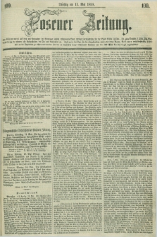 Posener Zeitung. 1858, [№] 109 (11 Mai) + dod.
