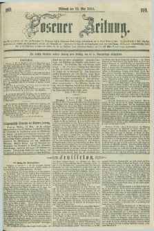 Posener Zeitung. 1858, [№] 110 (12 Mai) + dod.