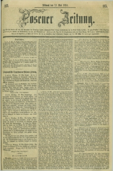 Posener Zeitung. 1858, [№] 115 (19 Mai) + dod.