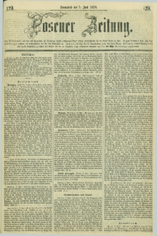 Posener Zeitung. 1858, [№] 129 (5 Juni) + dod.