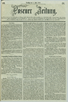 Posener Zeitung. 1858, [№] 131 (8 Juni) + dod.