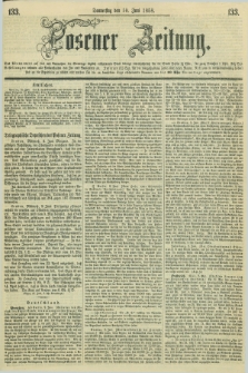 Posener Zeitung. 1858, [№] 133 (10 Juni) + dod.