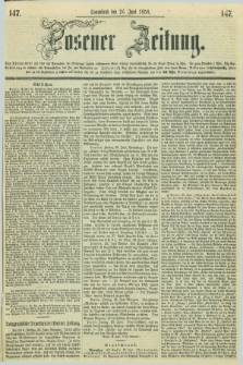 Posener Zeitung. 1858, [№] 147 (26 Juni) + dod.