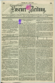 Posener Zeitung. 1858, [№] 151 (1 Juli) + dod.