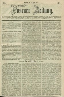 Posener Zeitung. 1858, [№] 168 (21 Juli) + dod.