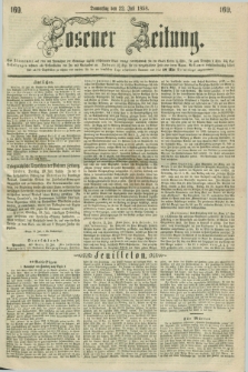 Posener Zeitung. 1858, [№] 169 (22 Juli) + dod.