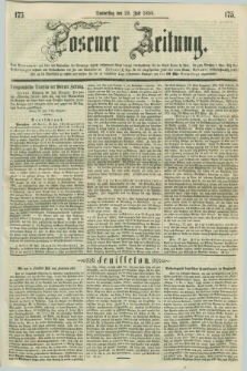 Posener Zeitung. 1858, [№] 175 (29 Juli) + dod.