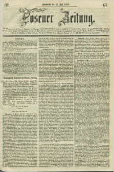 Posener Zeitung. 1858, [№] 177 (31 Juli) + dod.