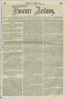Posener Zeitung. 1858, [№] 191 (17 August) + dod.