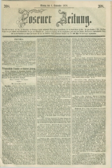 Posener Zeitung. 1858, [№] 208 (6 September) + dod.