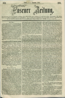 Posener Zeitung. 1858, [№] 209 (7 September) + dod.