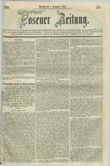 Posener Zeitung. 1858, [№] 210 (8 September) + dod.