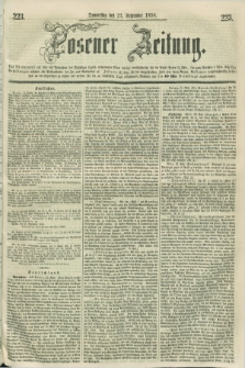 Posener Zeitung. 1858, [№] 223 (23 September) + dod.