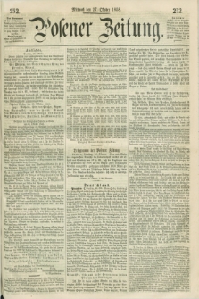 Posener Zeitung. 1858, [№] 252 (27 Oktober)