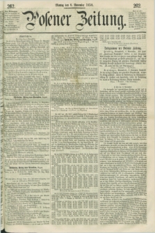 Posener Zeitung. 1858, [№] 262 (8 November) + dod.