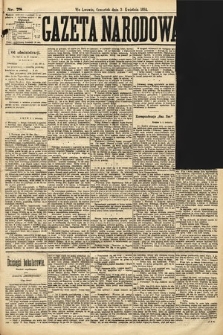 Gazeta Narodowa. 1884, nr 78