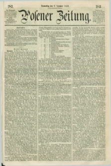 Posener Zeitung. 1858, [№] 283 (2 Dezember) + dod.