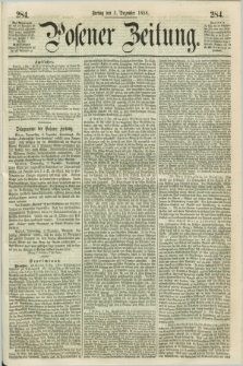Posener Zeitung. 1858, [№] 284 (3 Dezember) + dod.