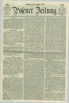 Posener Zeitung. 1858, [№] 306 (30 Dezember) + dod.