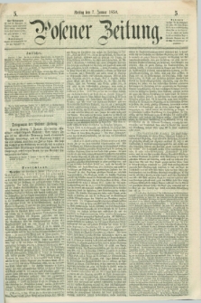 Posener Zeitung. 1859, [№] 5 (7 Januar) + dod.